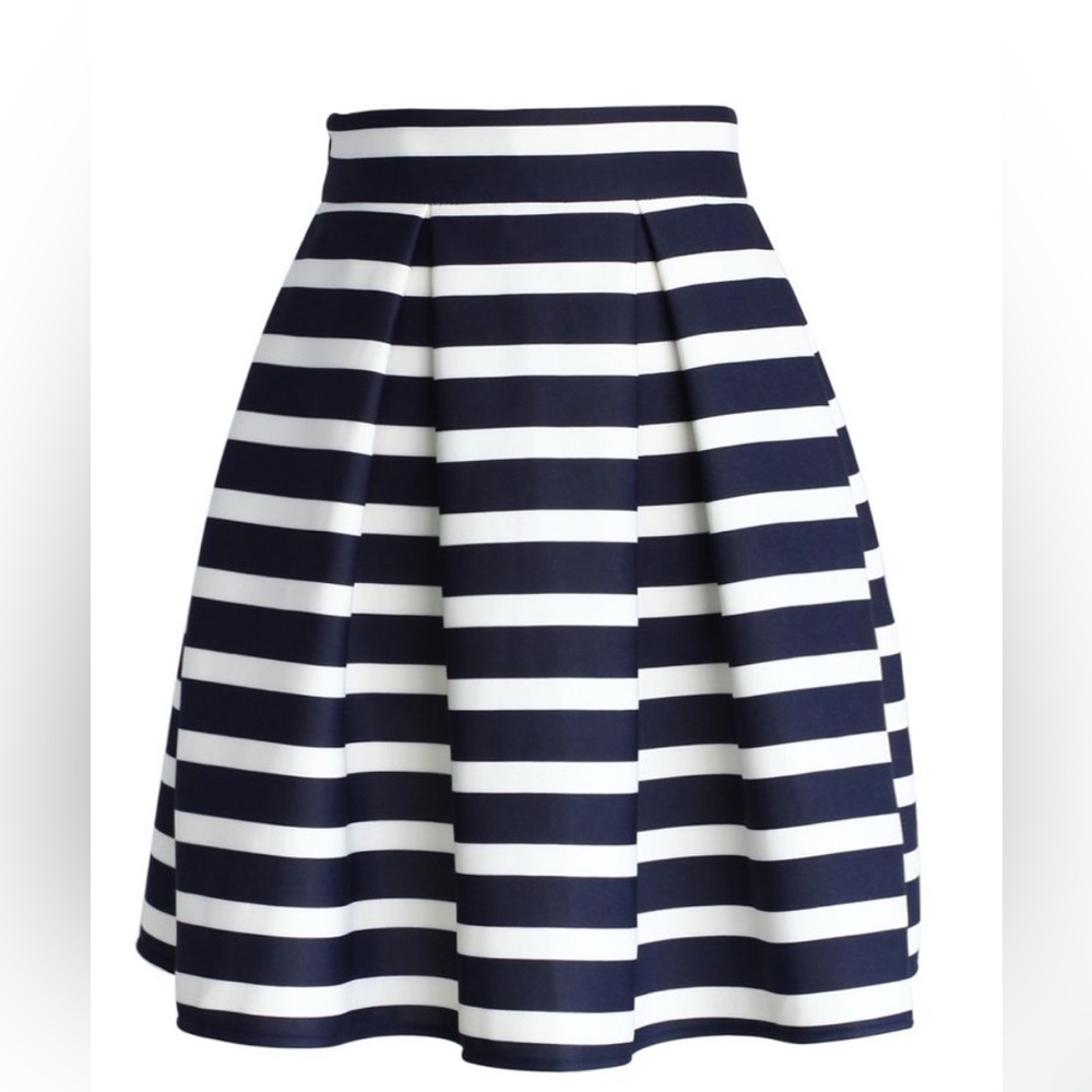 Chicwish stripe skirt. Never worn!! Size XL